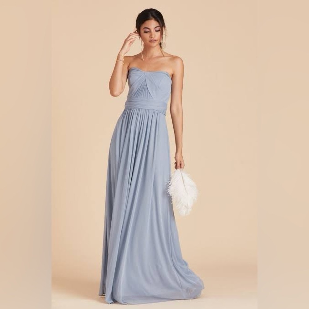 Birdy Grey Bridesmaid Convertible Dress – Chicky, Dusty Blue, Size M, New in Bag